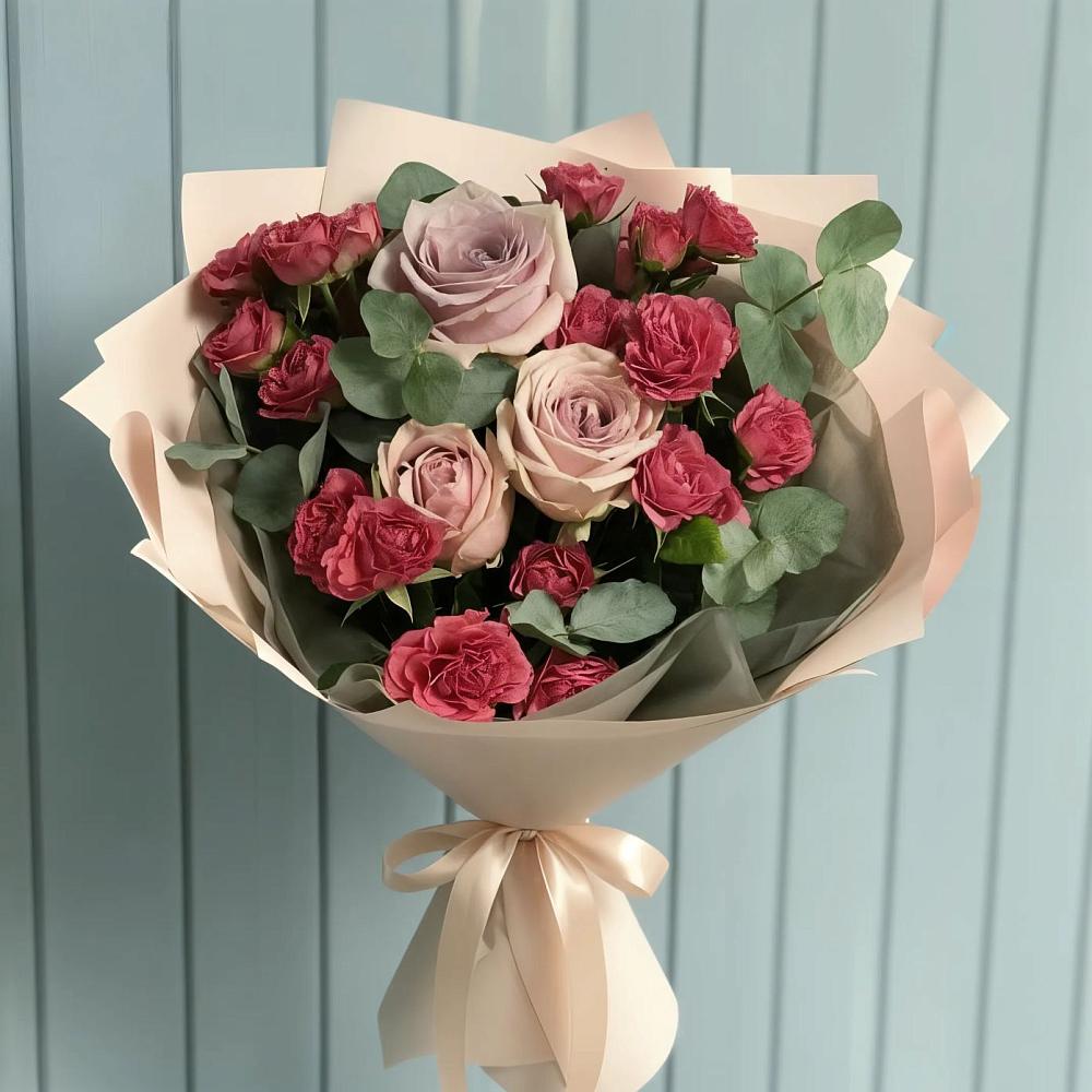 Букет цветов из: Гвоздики и Розы в Райчихинске