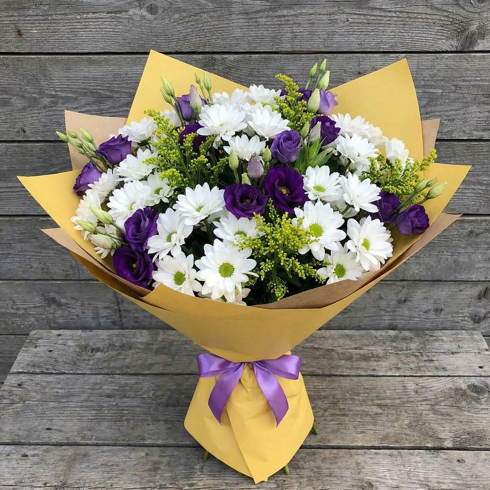 Букет цветов из: Ирисы, Хризантемы и Ромашки в Райчихинске