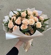 Букет Кремовые розы Латте в Райчихинске
