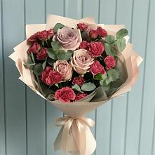 Букет цветов из:  Гвоздики и Розы #REPLACE_PRED# Райчихинске