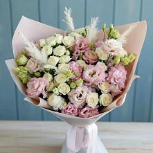 Букет цветов из:  Альстромерии и Розы #REPLACE_PRED# Райчихинске